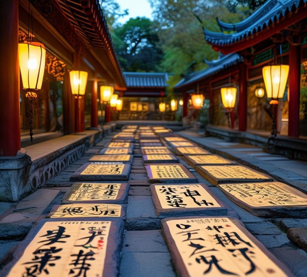 古韵生辉，七排八行书法艺术之旅,古韵生辉，七排八行书法艺术之旅,书法艺术,书法,第1张
