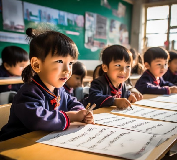 启航新篇章，一年级书法课描绘新时代生活,启航新篇章，一年级书法课描绘新时代生活,书法艺术,书法,生活,第1张