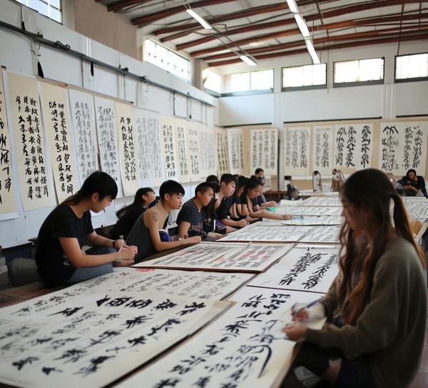 青春墨韵，传承书法文化——大学生书法展览活动策划,青春墨韵，传承书法文化——大学生书法展览活动策划,书法艺术,书法,书法展,第1张