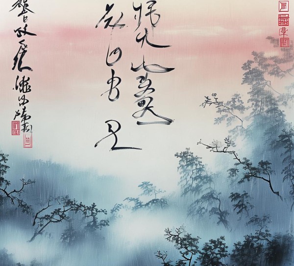 晨曦翰香，卷轴画动态中的书法艺术之美,晨曦翰香，卷轴画动态中的书法艺术之美,书法艺术,书法,生活,第1张