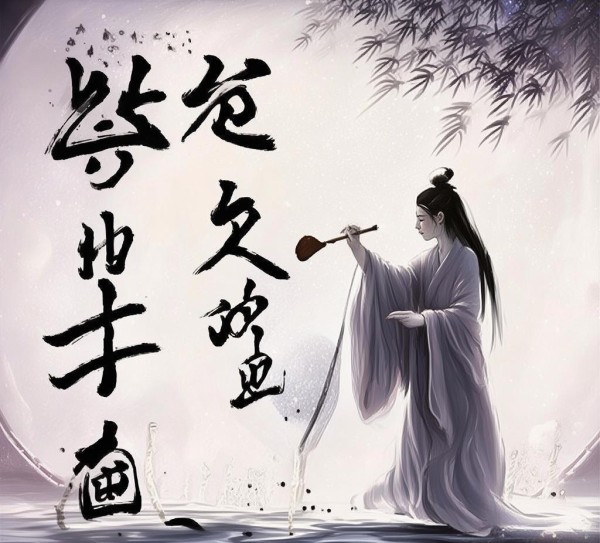 墨舞风华，毛笔行书两个字书法艺术鉴赏之旅,墨舞风华，毛笔行书两个字书法艺术鉴赏之旅,书法艺术,书法,第1张