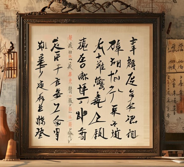五言七行书法艺术赏析，经典作品魅力无限,五言七行书法艺术赏析，经典作品魅力无限,书法艺术,书法,生活,第1张