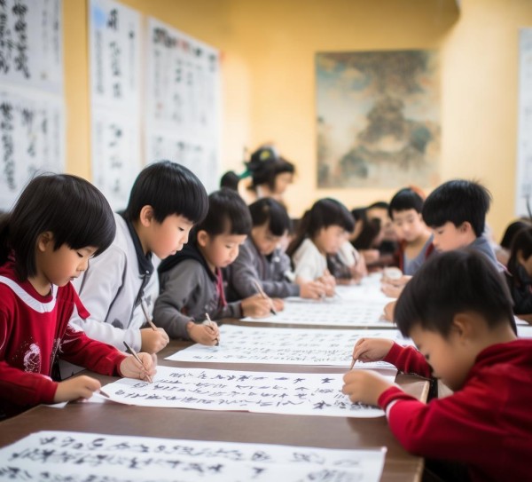 小学生硬笔书法之旅，启迪书画学校传承文化韵律,小学生硬笔书法之旅，启迪书画学校传承文化韵律,书法艺术,书法,硬笔书法,第1张