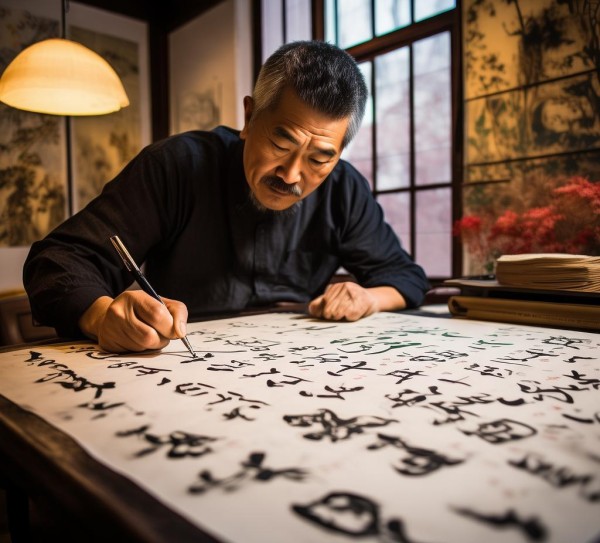 翰墨圈韵，书法名家跨界魅力揭秘,翰墨圈韵，书法名家跨界魅力揭秘,书法艺术,书法,书法名家,第1张