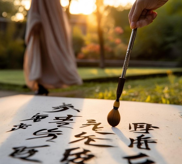 漫步书法艺术，感受软笔五字行书魅力,漫步书法艺术，感受软笔五字行书魅力,书法艺术,书法,生活,第1张