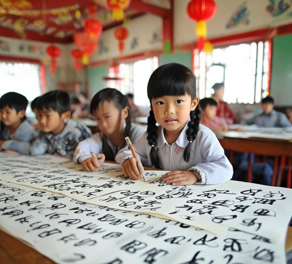 翰墨校园，童真书韵——我校小学生硬笔书法展风采掠影,翰墨校园，童真书韵——我校小学生硬笔书法展风采掠影,书法艺术,书法,书法名家,第1张