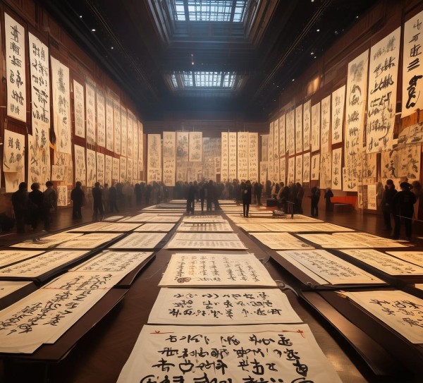 翰墨盛宴，书法名家作品展览空前盛况,翰墨盛宴，书法名家作品展览空前盛况,书法艺术,书法,书法名家,第1张