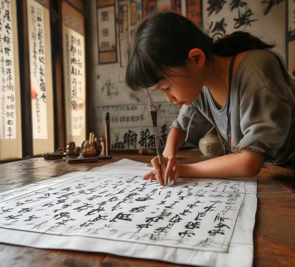 初一毛笔书法基础知识全面解析指南,初一毛笔书法基础知识全面解析指南,书法,第1张