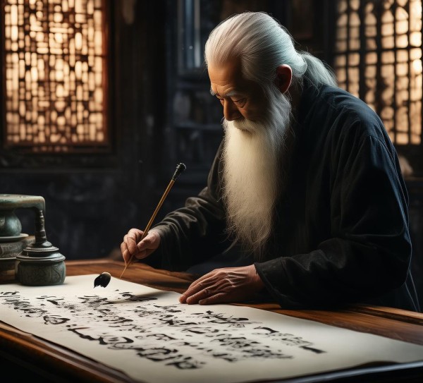 毛笔书法翘楚，毛笔四大书法名家之首，书法艺术璀璨明珠揭秘,毛笔书法翘楚，毛笔四大书法名家之首，书法艺术璀璨明珠揭秘,书法艺术,书法,书法名家,第1张