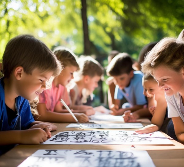 暑期书法之旅，四年级学生的轻松成长陪伴,暑期书法之旅，四年级学生的轻松成长陪伴,书法艺术,书法,生活,第1张