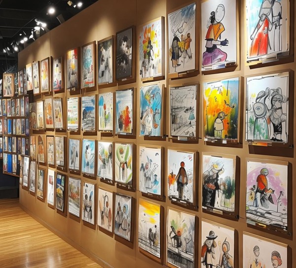 青春翰墨展风采，大学生硬笔书画作品背后的青春故事,青春翰墨展风采，大学生硬笔书画作品背后的青春故事,书法,硬笔书法,生活,第1张