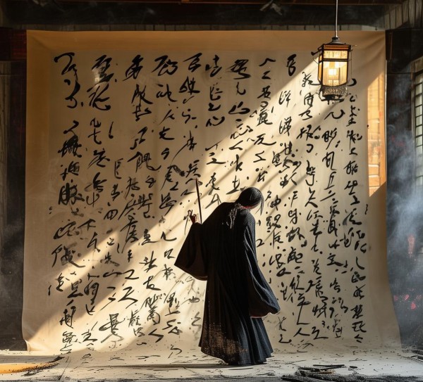 墨舞千年，笔尖绘史——十行书毛笔书法艺术之旅,墨舞千年，笔尖绘史——十行书毛笔书法艺术之旅,书法艺术,书法,艺术之美,第1张