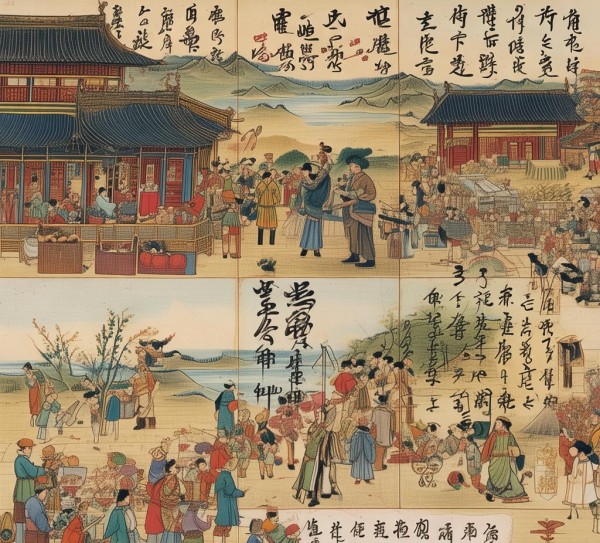 宋代百姓生活与书法家风采的岁月画卷,宋代百姓生活与书法家风采的岁月画卷,书法,书法艺术,生活,第1张