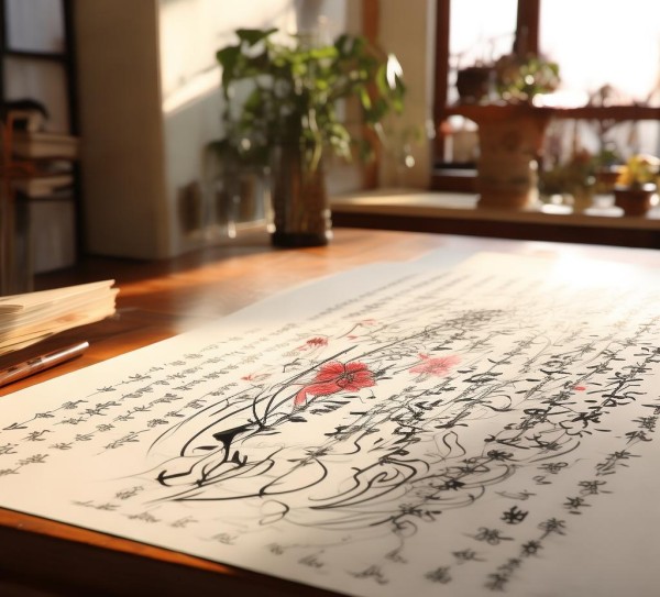墨韵流香，A4纸上的硬笔书画艺术盛宴,墨韵流香，A4纸上的硬笔书画艺术盛宴,书法,书法艺术,硬笔书法,第1张