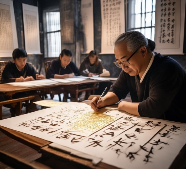 探寻我国二元代书法艺术，名家风采与传承创新之路,探寻我国二元代书法艺术，名家风采与传承创新之路,书法,书法艺术,书法名家,第1张