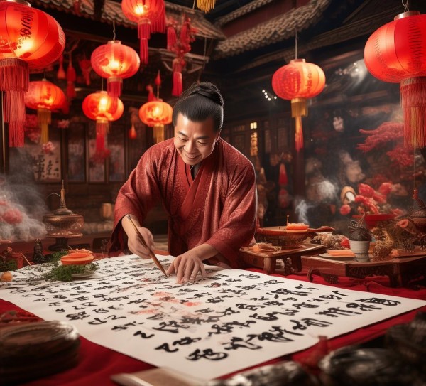 李峰书法盛宴，新春佳节，名家挥毫寄深情,李峰书法盛宴，新春佳节，名家挥毫寄深情,书法,书法艺术,生活,第1张